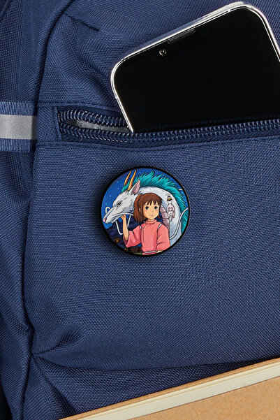 Rozzy Lab Ghibli Haku Pin - Rozet - Ahşap - Broş - Yaka Çanta Aksesuar