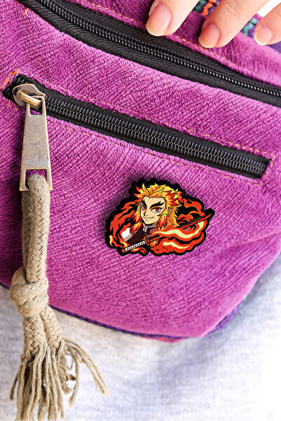 Rozzy Lab Rengoku - Anime Rozet - Broş - Yaka Çanta Aksesuar