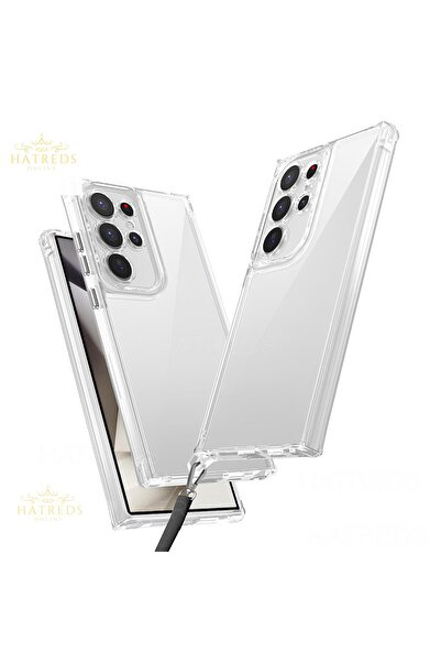 Hatreds Galaxy S25 Ultra Kılıf Airbag Tasarımlı Askı Aparatlı Köşe Korumalı S...