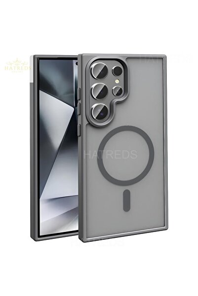 Hatreds Galaxy S25 Ultra Kılıf Magsafe Şarj Özellikli Mat Arka Yüzey Renkli T...