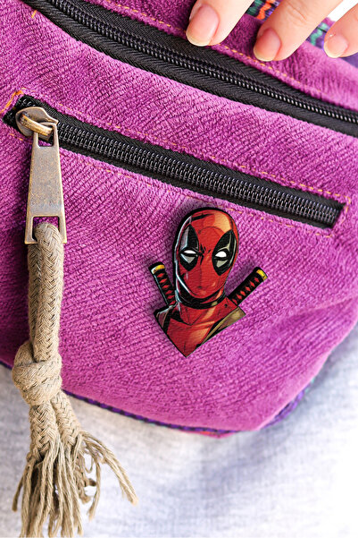 Rozzy Lab Deadpool - Rozet - Broş - Yaka Çanta Aksesuar