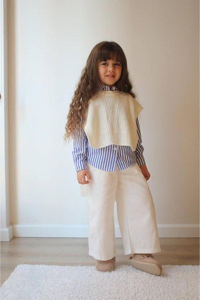 KOKOŞ BEBEK 3-Piece Knitwear Set with Shirt