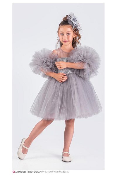 KOKOŞ BEBEK Rochie de seară cu detaliu tutu pentru 23 aprilie și ocazii speciale