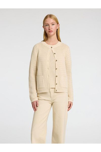 Selected Femme Strickjacke 100% Baumwoll