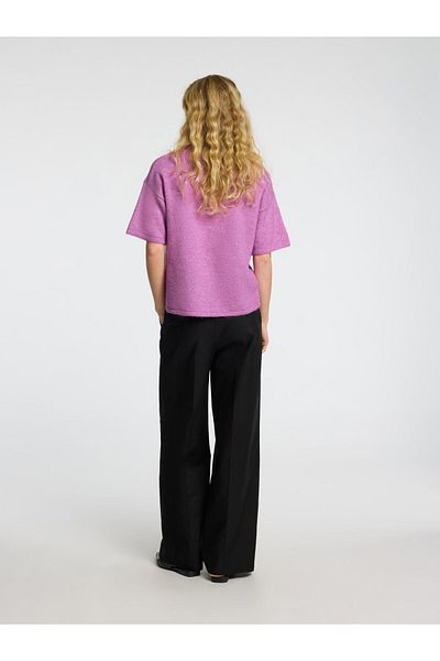 Selected Femme Oberteil Kurzarm Wollgemisch