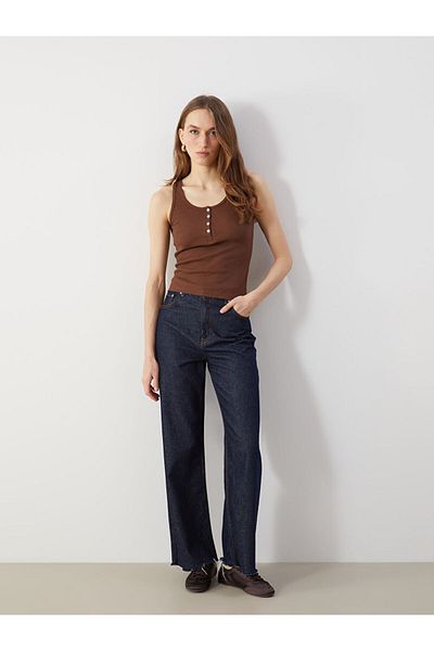 LC Waikiki U Neck Textured Women's Athlete