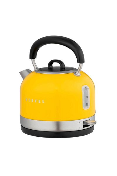 Vestel RETRO Yellow Kettle