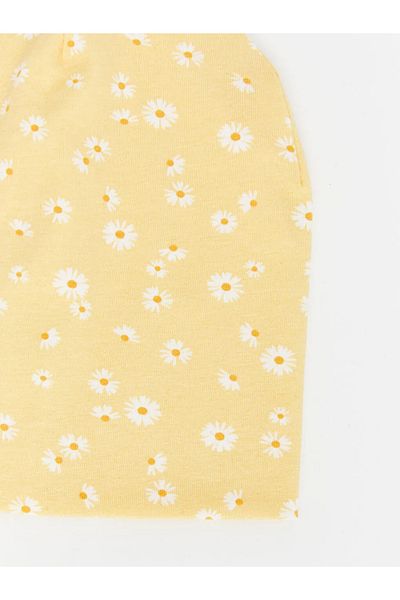 LC Waikiki Lcw Baby - Ecru Printed 2-Piece Baby Girl Beanie Set Imrex Global