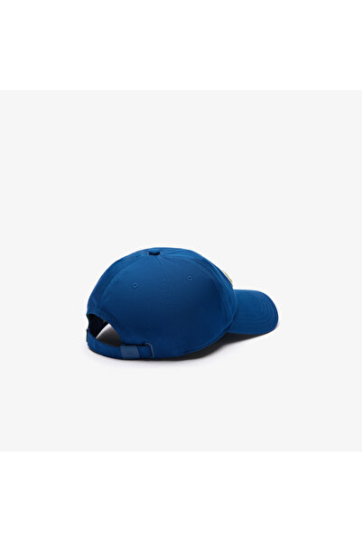 Lacoste Unisex Baskılı Koyu Mavi Şapka