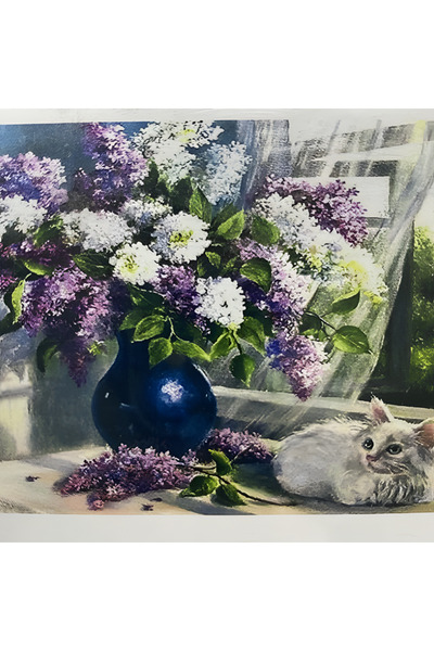 EleganTShoP 5D Yapışan Boncuk Goblen 30 x 40 cm Mozaik Tablo Pano 60134