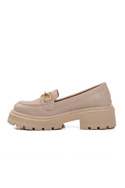 AYAKMOD Beige Skin Women's Casual Shoes