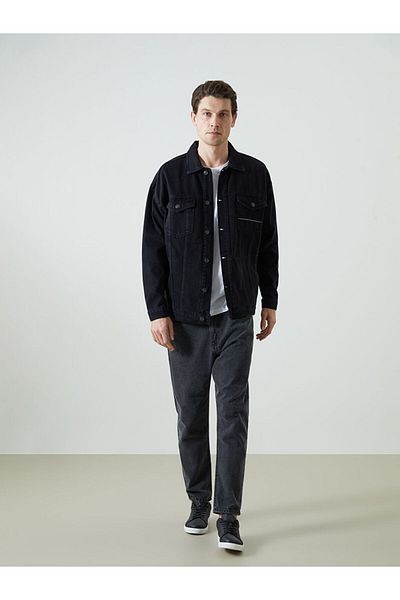 LC Waikiki Jachetă de jeans pentru bărbați, sezon nou, confortabilă - S5AO84Z8