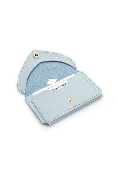 Womancraft Suport card de damă Portofel inimă Accesoriu pentru compartimentul cardului Baby Blue