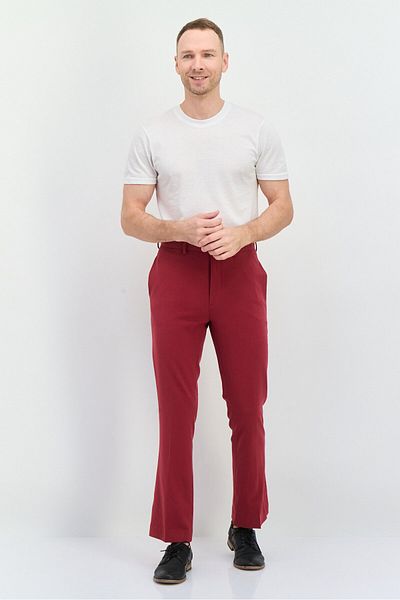 Asos Design Men Regular Fit Sold Chino Pant, Burgundy