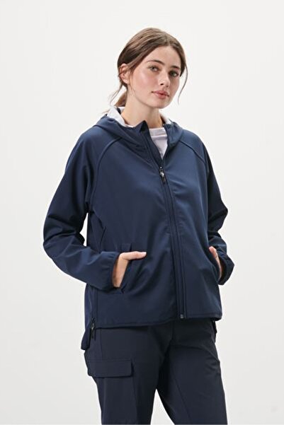 Tchibo Women Plain Softshell Jacket, Navy