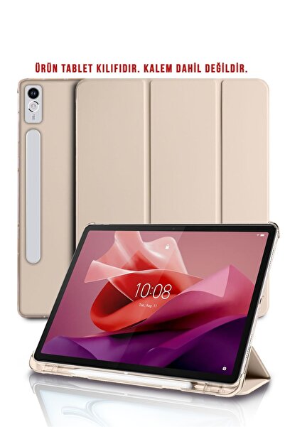 aldtelekom Lenovo Tab P12 Uyumlu Kalem Bölmeli 12.7 Inç Kılıf Standlı 360 Tam...
