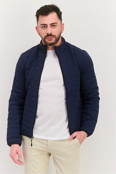 Rainforest Men Quilted Puffer Jacket, Dark Navy