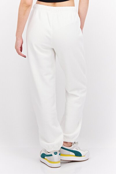 Esprit Women Straight Leg Solid Jogger Pants, White