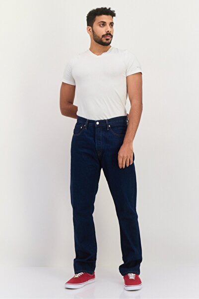 GAP Men Original Fit Plain No Stretchable Denim Jeans, Navy