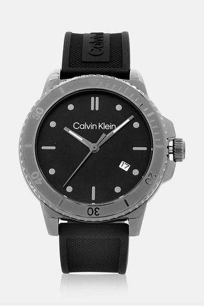 Calvin Klein Men 25200207 Quartz Sports Watch 44mm, Black