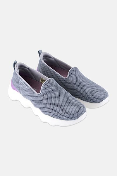 SKECHERS Women Slip On Outdoor Shoes, Grey