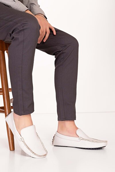 Gondol Чоловічі шкіряні легкі туфлі-лофери з підошвою tx.13500