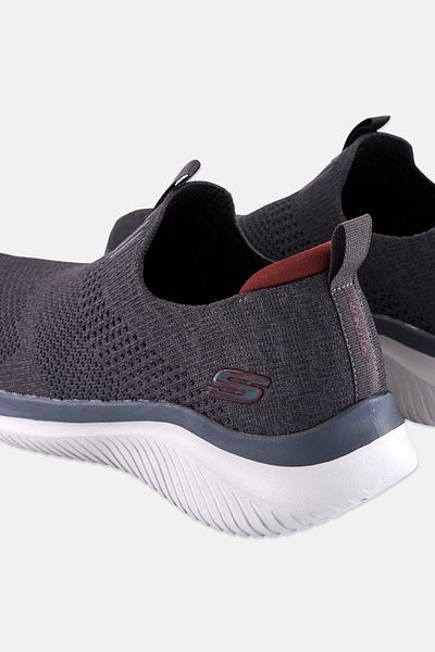 SKECHERS Men Ultra Flex Demchek Slip On Outdoor Shoes, Grey