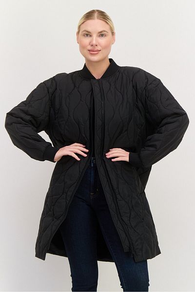 Hugo by Hugo Boss Women Quilted Parker Jacket, Black