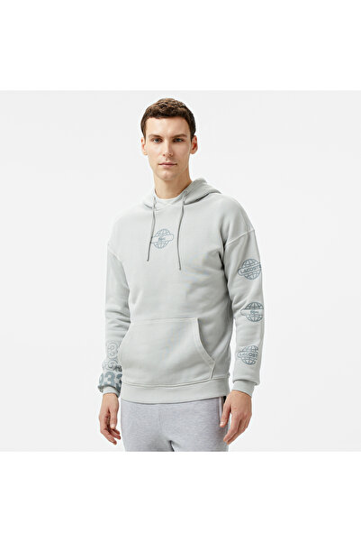 Lacoste House Of Superstep X Erkek Gri Hoodie