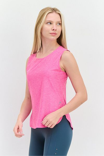 Head Women Slim Fit Short Sleeve Outdoor Tank Top, Pink