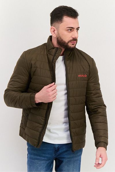 Hugo Boss Men Quilted Puffer Jacket, Olive