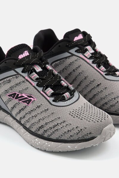 AVIA Women Avi Match Lace Up Casual Shoes, Grey Combo