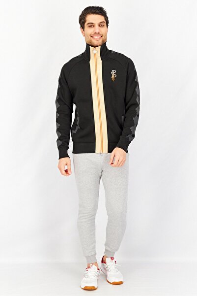 Puma x Pronounce Men Sportswear Fit Full Sleeve Printed Track Jacket, Black