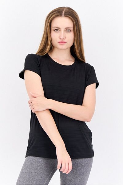 Head Women Relaxed Fit Short Sleeve Outdoor T-shirt, Black