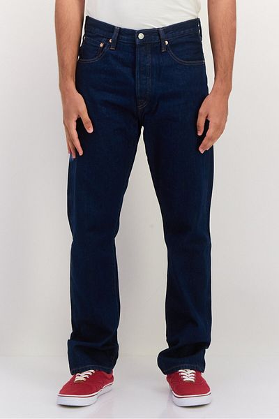 GAP Men Original Fit Plain No Stretchable Denim Jeans, Navy