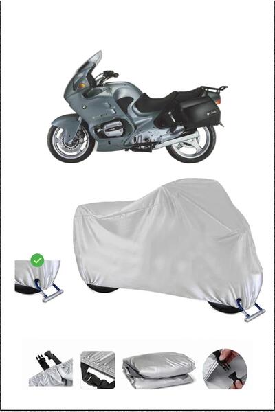 Breen قفل Bmw R1100RT متوافق مع غطاء دراجة نارية متين مقاوم للماء - رمادي