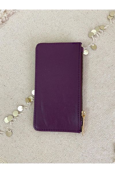 Madam Boutique Super Thin Model Women's Card Holder Business Card Holder Wallet with Money Compartment