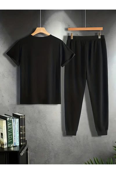 uyguntarz Unisex Chance Printed Tracksuit Set