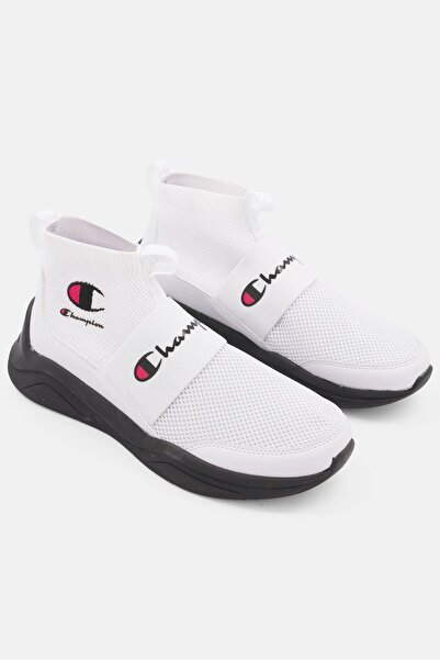 Champion حذاء الجري Legend Lo للرجال سهل الارتداء، أبيض/أسود