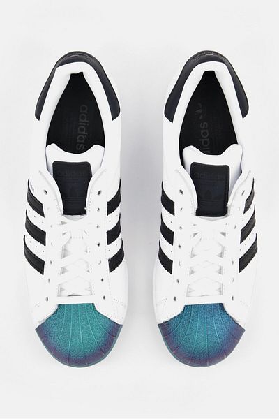 adidas Men Superstar Lace Up Training Sports Shoe, White
