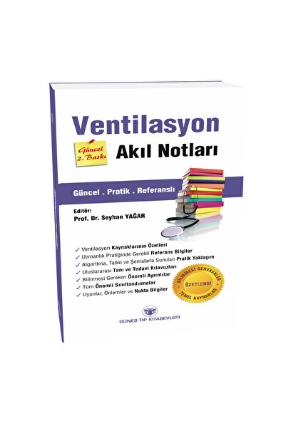 Güneş Tıp Kitabevleri Ventilasyon Akıl Notları