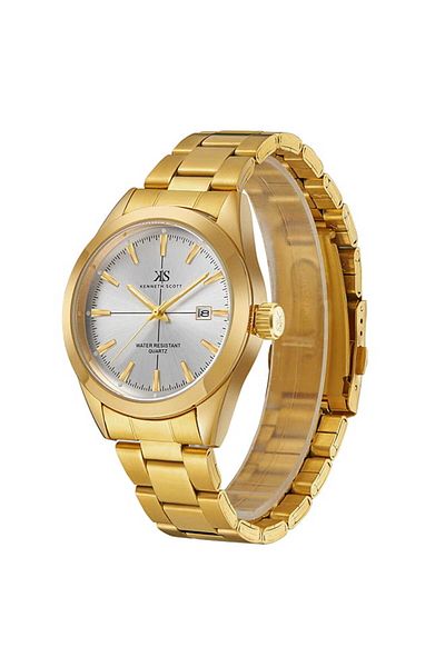 Kenneth Scott Kenneth Scott Men Analog White Dial Watch - K23025-GBGW