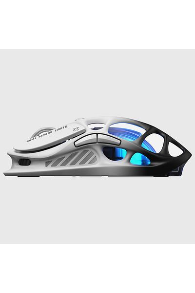Gravastar ماوس الألعاب اللاسلكي GravaStar Mercury M1 Pro، 26 ألف نقطة في البوصة، PAW3395DM، 5 أزرار، بطارية 200 ساعة، بلوتوث/سلكي