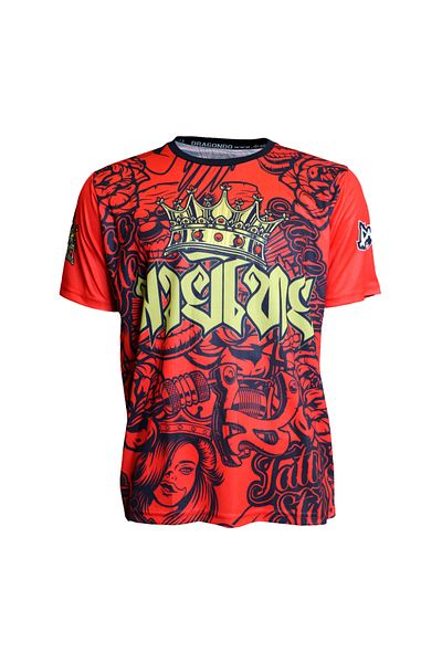 Dragondo Tx8598 Red Muaythai T-Shirt - Digital Print