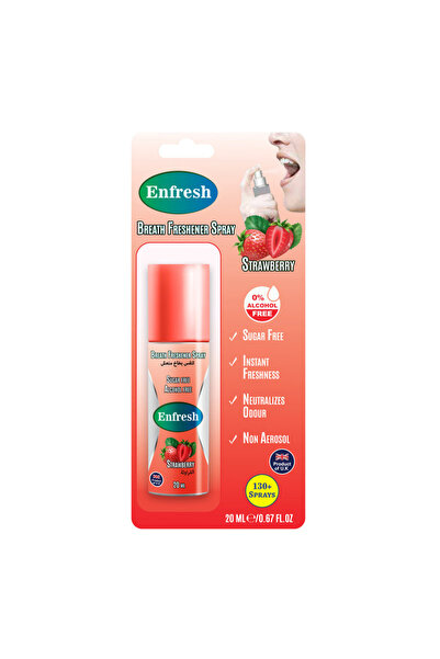 Enfresh رذاذ منعش للنفس 20 مل - الفراولة