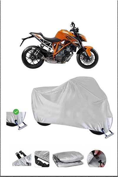 Breen قفل KTM 1290SUPERDUKER متوافق مع دراجة نارية مقاومة للماء ومتينة - رمادي