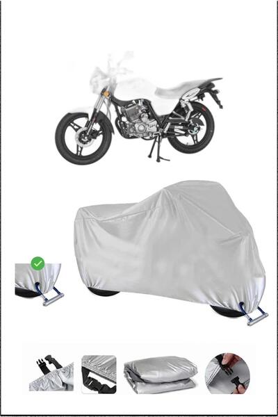 Breen Mondial 125Mh Lock Compatible Waterproof Resistant Motorcycle Canvas-Gray