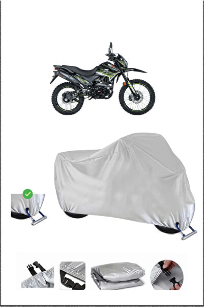 Breen Rks XVR250 قفل متوافق مع مقاومة للماء للدراجات النارية - رمادي