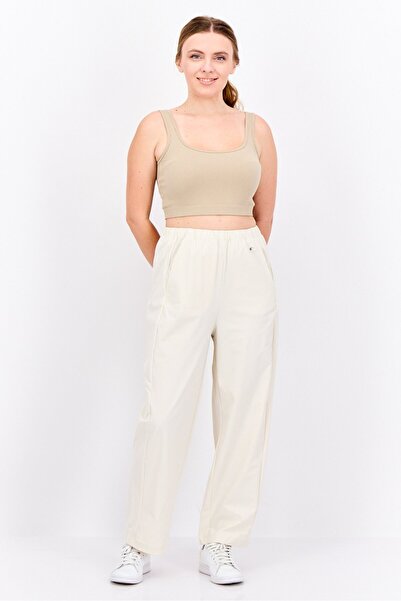 Champion Women Sportswear Fit Brand Logo Training Track Pants, Beige