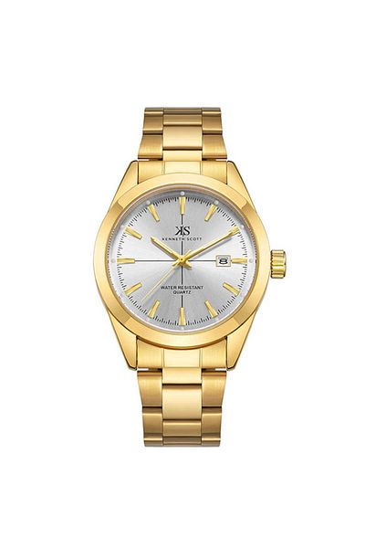 Kenneth Scott Kenneth Scott Men Analog White Dial Watch - K23025-GBGW